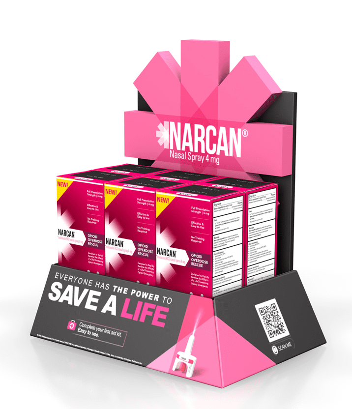 Narcan Counter Display
